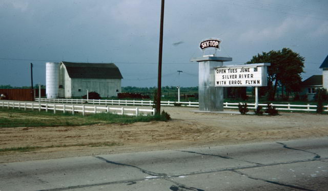 Sky Top Drive-In Theatre - June 1949 From Al Johnson